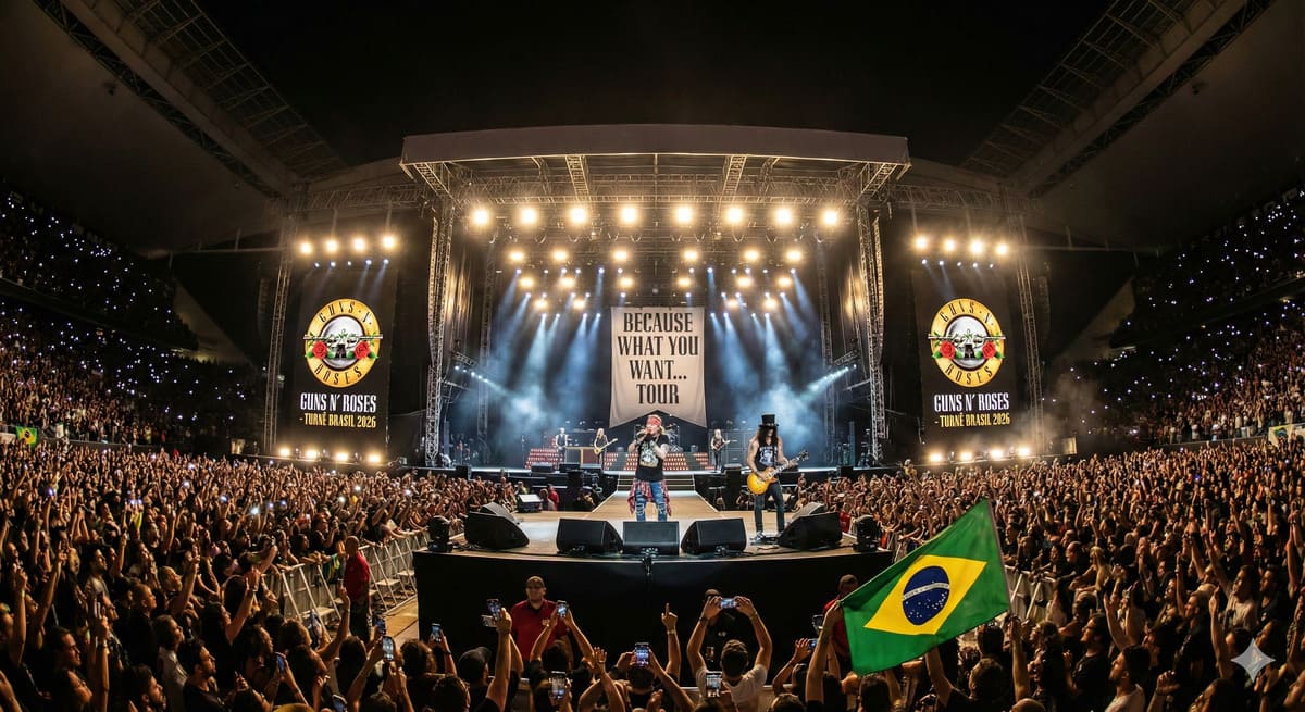 Turnê do Guns N' Roses no Brasil: Ingressos e Locais dos Shows